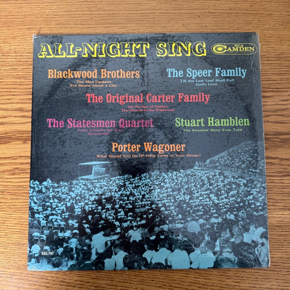 RCA Camden All Night Sing‎ Gospel Music Vinyl Record LP CAL 767